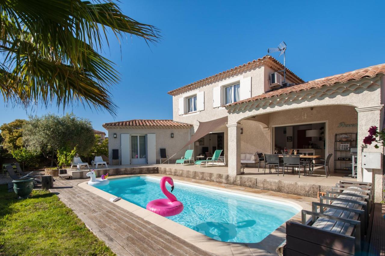 Villa Deidiere 6Pers/Piscine/Petanque/Clim Saint-Cyr-sur-Mer Kültér fotó