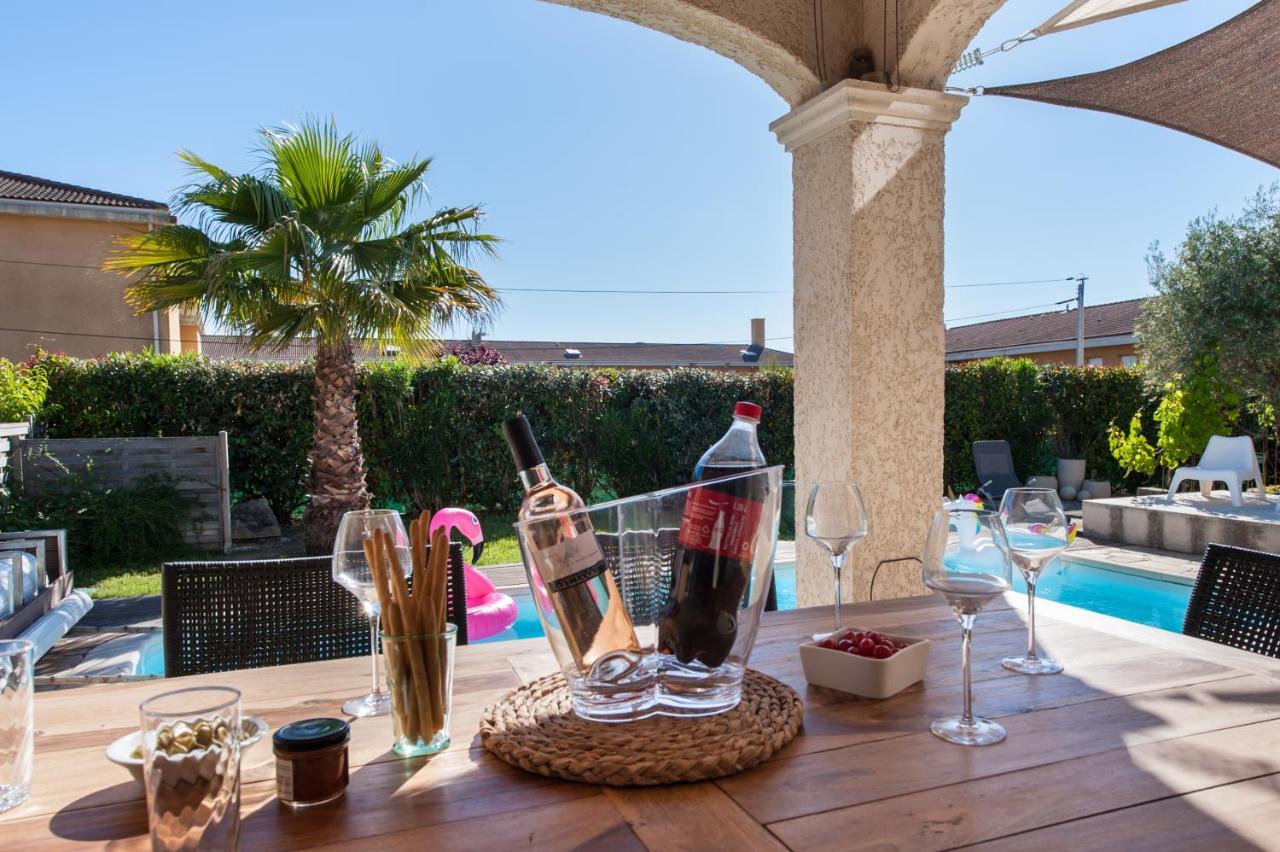 Villa Deidiere 6Pers/Piscine/Petanque/Clim Saint-Cyr-sur-Mer Kültér fotó
