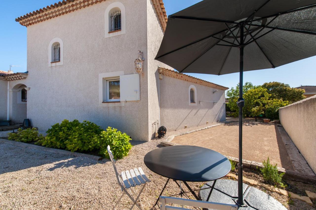 Villa Deidiere 6Pers/Piscine/Petanque/Clim Saint-Cyr-sur-Mer Kültér fotó